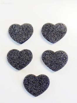 5 Schaumstoff Herzen